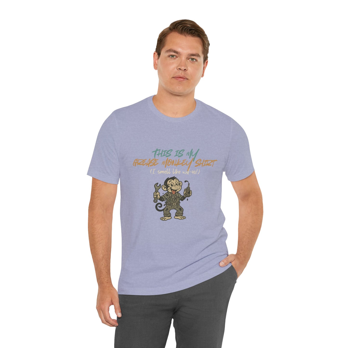 Grease Monkey Shirt *Funny Mechanic Tee *WD-40 Humor Dad Gift