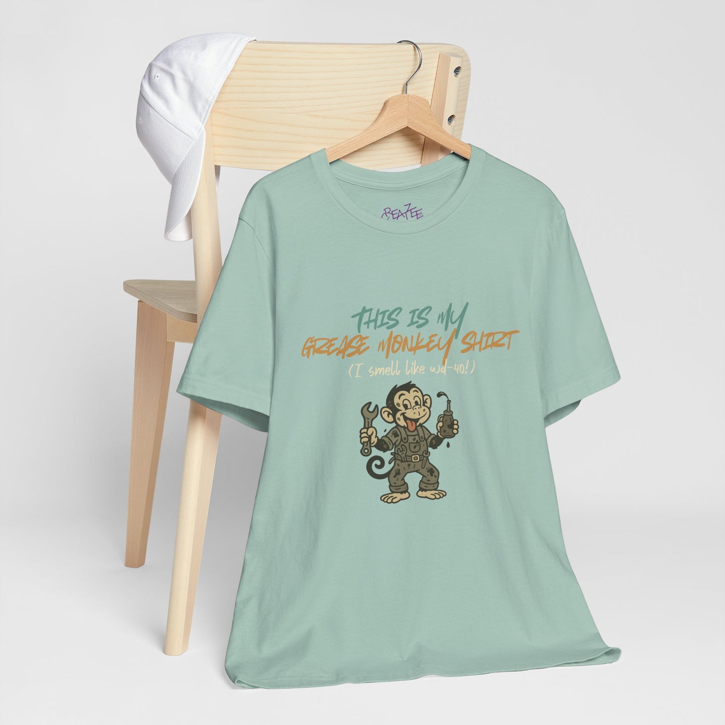 Grease Monkey Shirt *Funny Mechanic Tee *WD-40 Humor Dad Gift